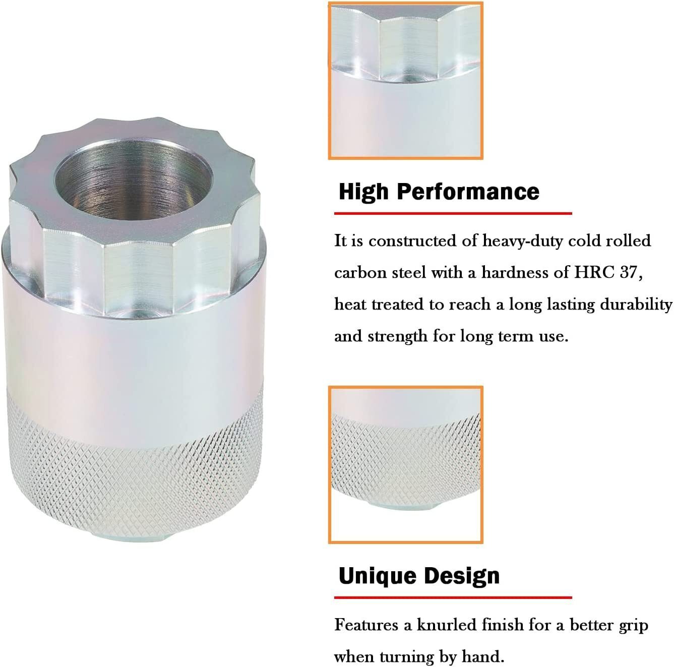 64mm Rear Differential Pinion Bearing Nut Socket Tool For Honda TRX 420 Rancher