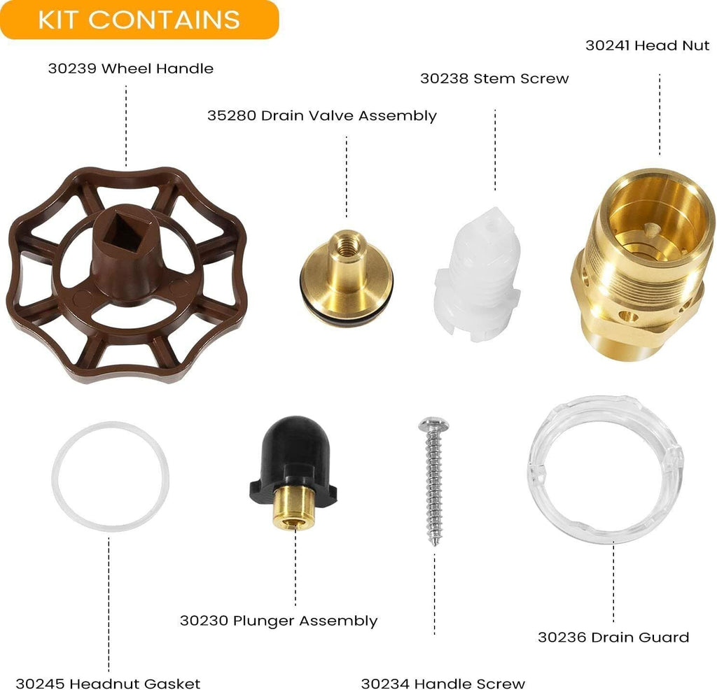 RK-25 Repair Kit for Woodford Model 20 25 27 Faucet Outdoor Wall Faucet Repair K