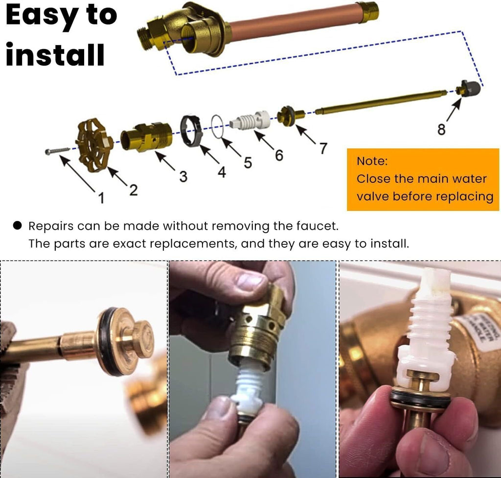 RK-25 Repair Kit for Woodford Model 20 25 27 Faucet Outdoor Wall Faucet Repair K