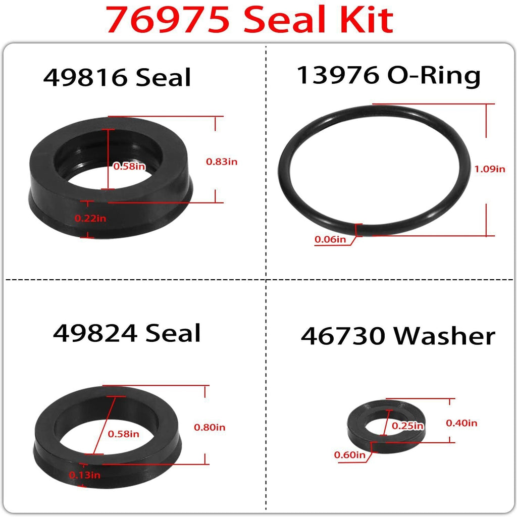 76975 Cat Pump Seal Kit for for 4DNX Pumps Model Replace 4DNX25GSI 4DNX27GSI