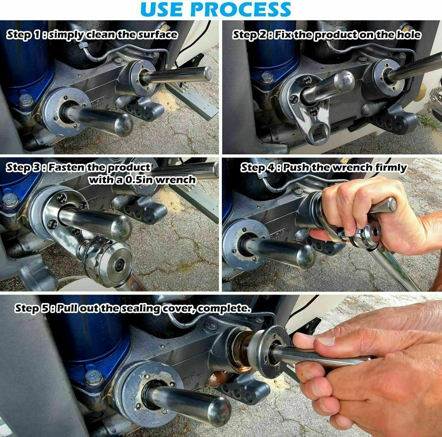 Trim/Tilt Pin Wrench Set MT0004 MT0006 MT0009 for Yamaha Suzuki Johnson Outboard