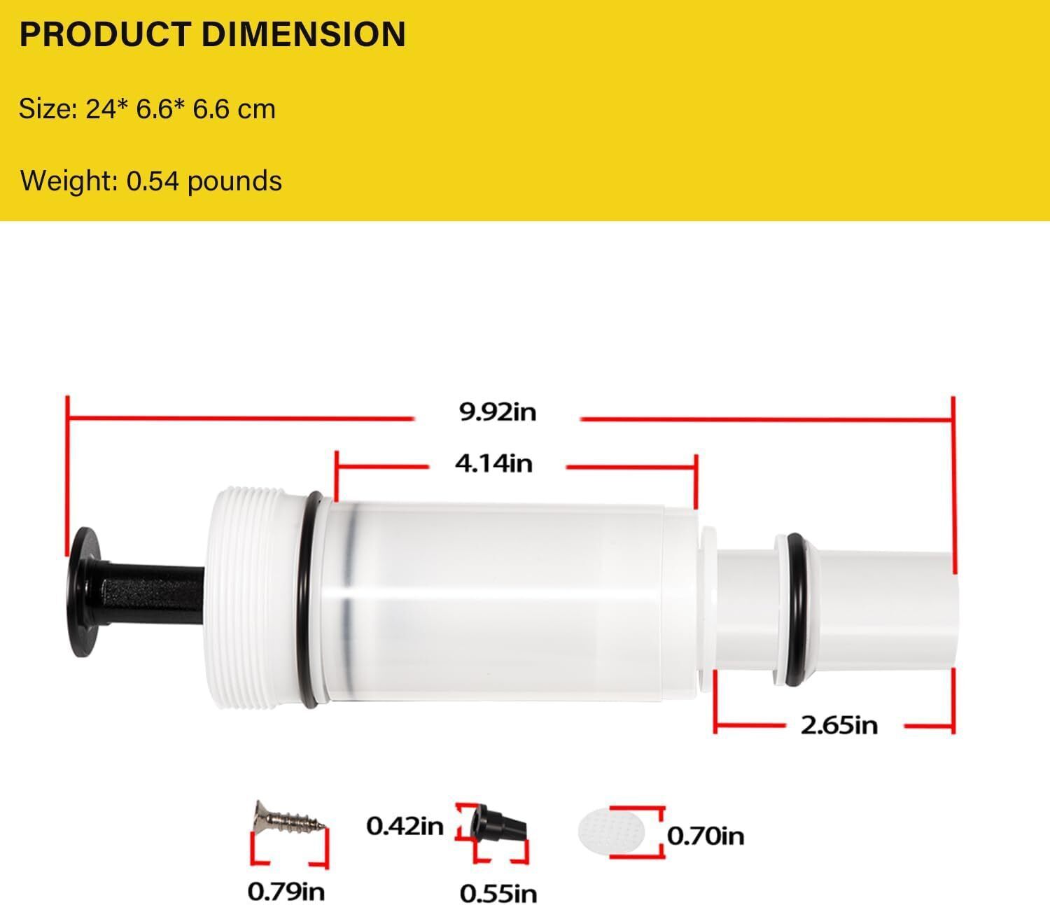 C-100500-K Flushmate Flush Valve Cartridge For Tank Systems Series 500 501 503