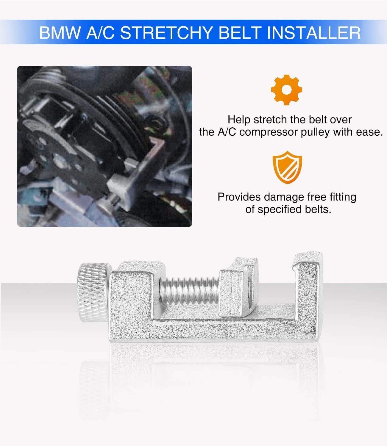 A/C Belt Installation Tool for BMW V8 N62 Mini W17 Engine 3458 641040 8380049451