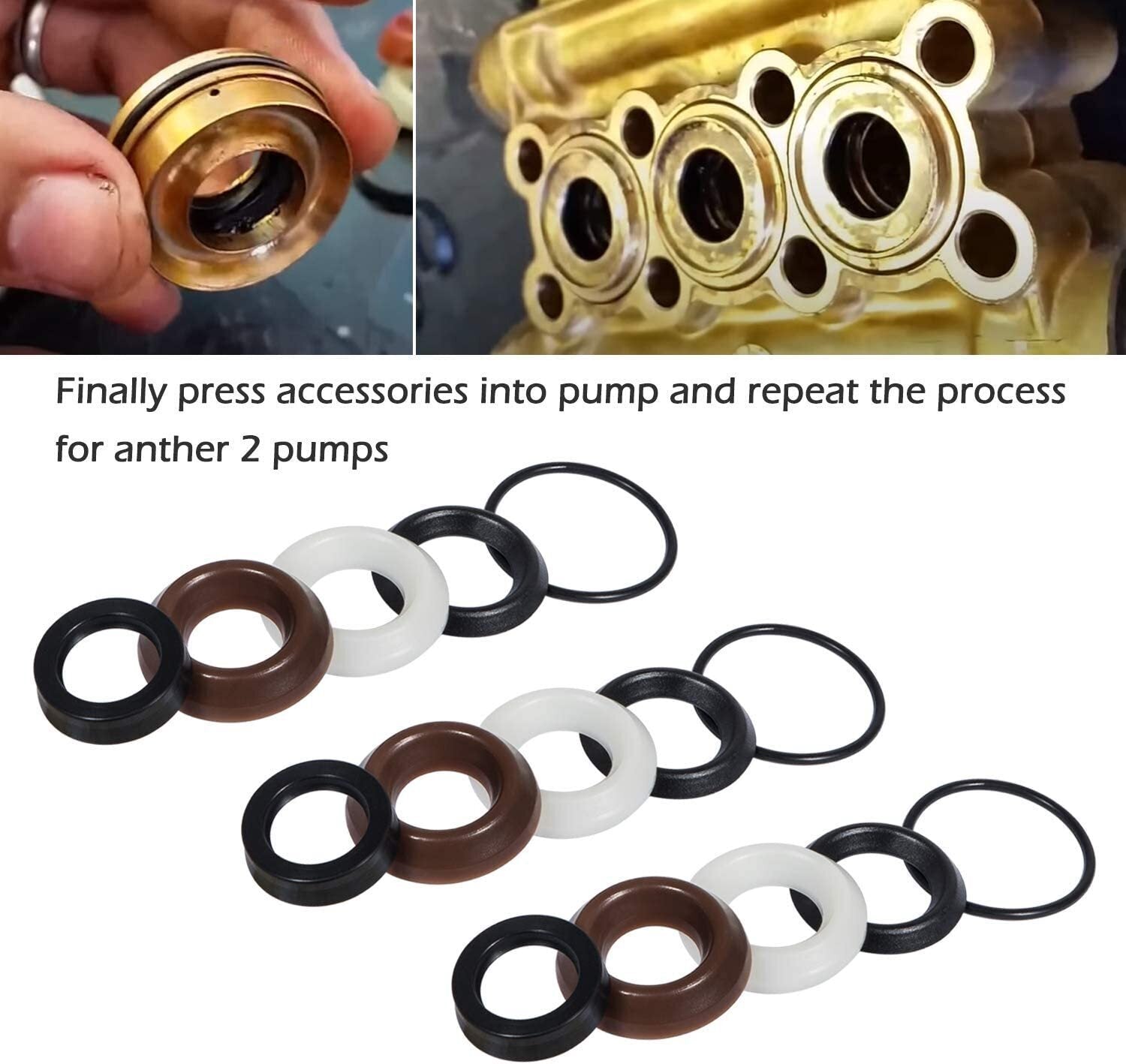 Packing Kit Pressure Washer Pump Seal Repair Accessory Kit 5019006400 Comet ZWD