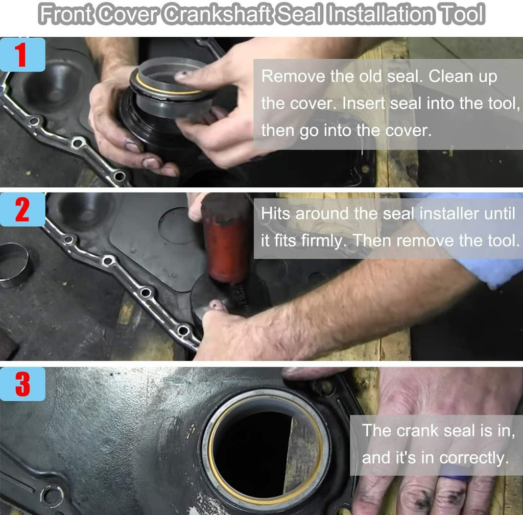 Front Cover Crankshaft Seal & Wear Sleeve Installer Tool For Cummins 5.9L 6.7L