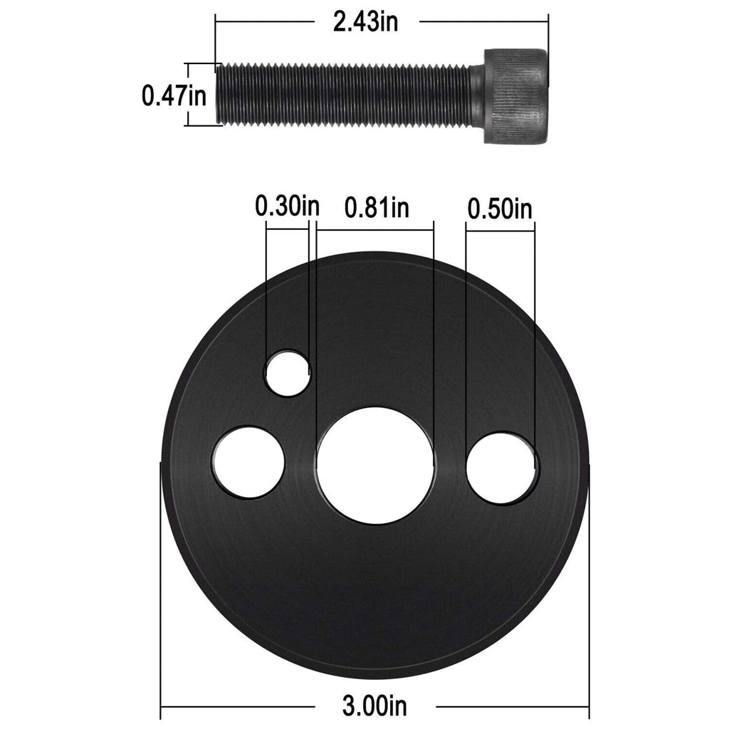 Front Cover Crankshaft Seal & Wear Sleeve Installer Tool For Cummins 5.9L 6.7L