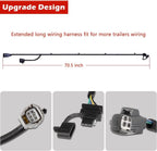 70.5" 4-Way Tow Hitch Wiring Harness For 07-18 Jeep Wrangler JK Trailer 17275.01