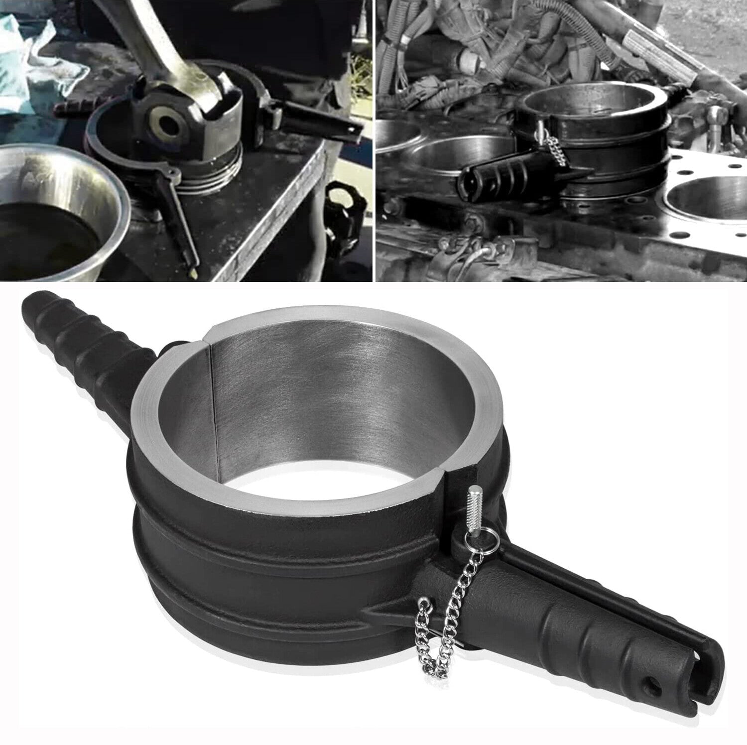 Diesel Piston Ring Compressor Tool for Caterpillar 3400 C-15 PT-7040,Cummins ISX