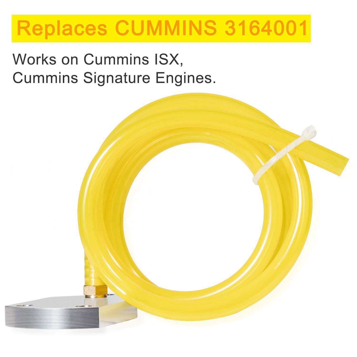 For Cummins ISX/ Signature Engine 3164001 Fuel Injector Leak Test Check Kit Alt.