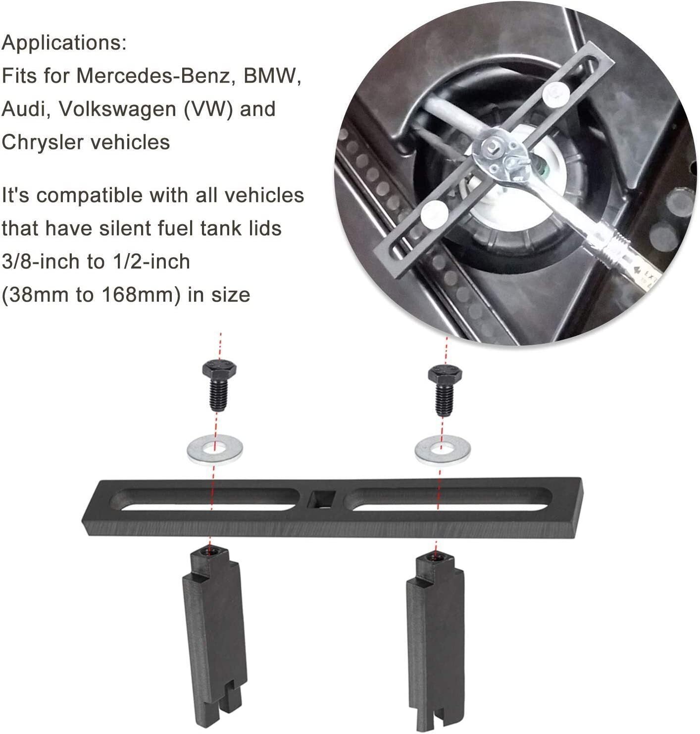 Fuel Tank Lock Ring Tool & Fuel Pump Module Spanner for Ford Chrysler Benz GM