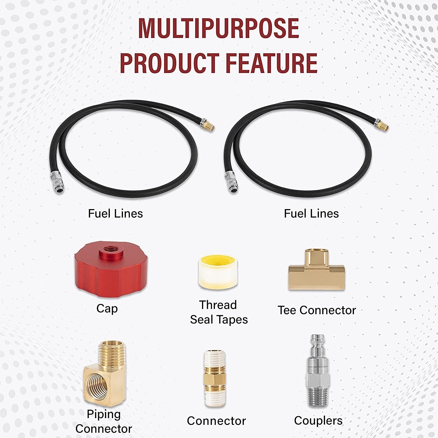 HND1.2CD Dual System Extended Run Generator Fuel Kit For Honda EU1000i, EU2000i