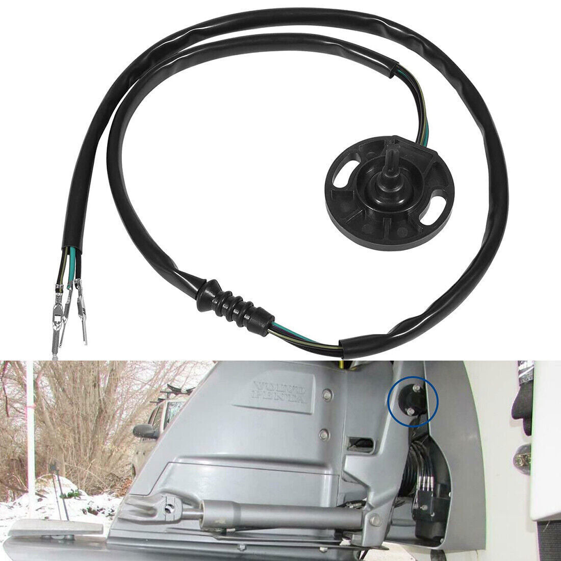 Volvo Penta Trim Sender Sensor Sending Unit SX-A, DPS-A DPS-B, 21484383, 3841840