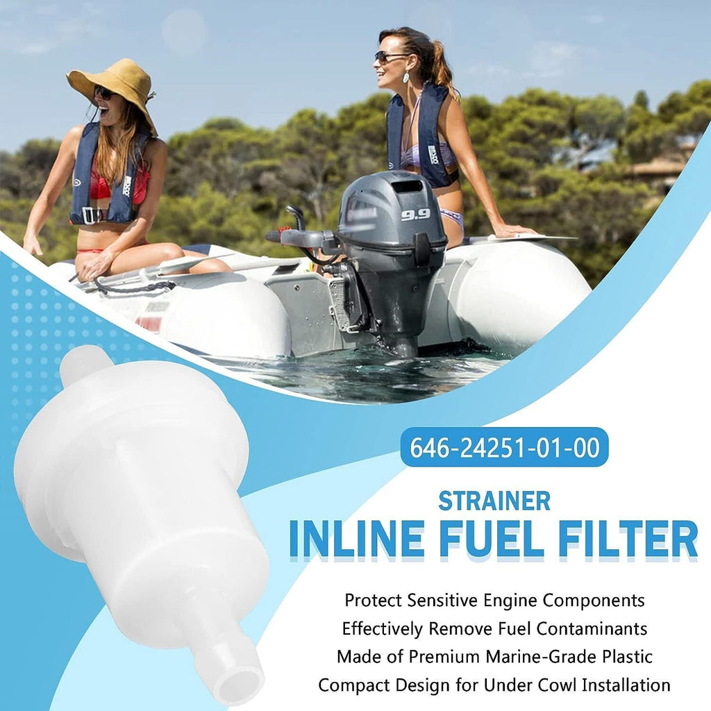 Oil Filter For Yamaha 115 130 150 175 200 225HP 646-24251-02-00 646-24251-01-00