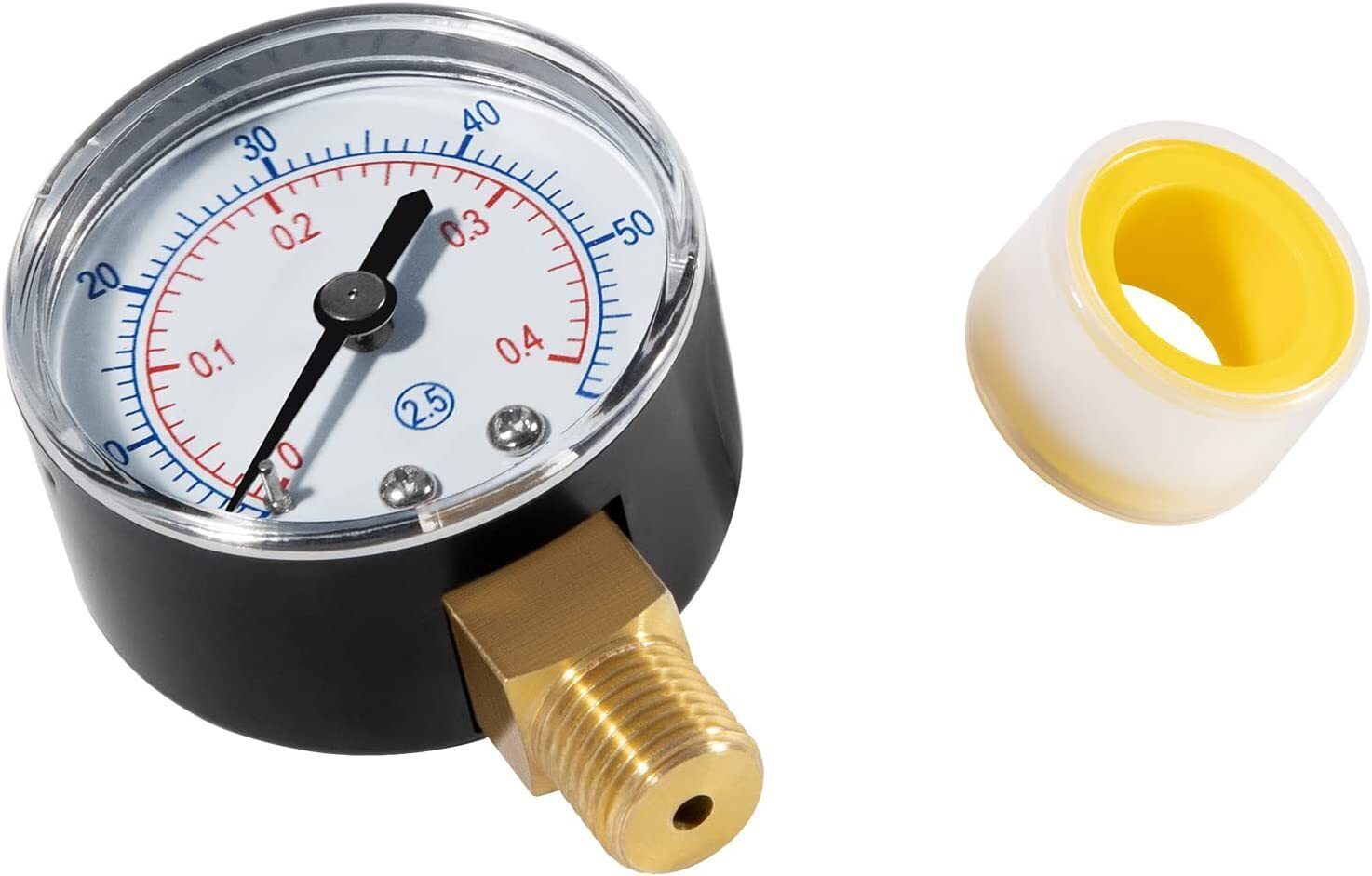 ECX270861 Bottom Mount Pressure Gauge for Hayward Sand D.E. Pool Filter 60 PSI