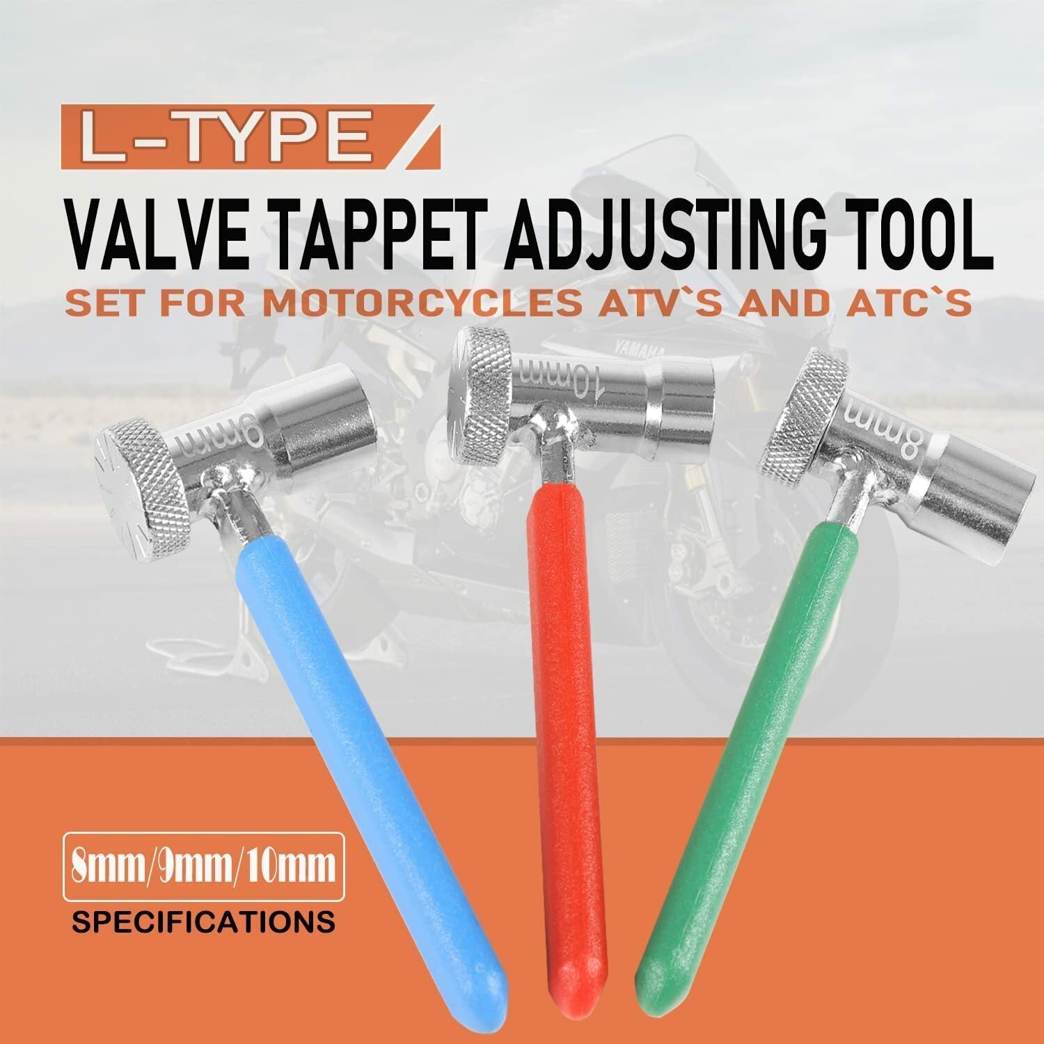 For Most Motorcycles ATVs & ATCs Small Engine Valve Tappet Adjusting Wrench Tool