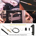 Mercruiser Alpha 1 One Gen II 2 Transom Service Kit Gimbal Shift Cable bellows