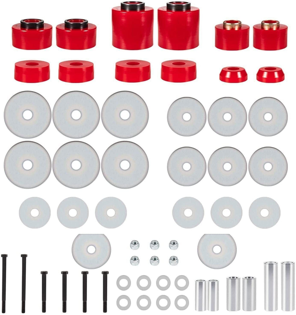 For 1980-1998 Ford F150 F250 F350 2WD/4WD 4.4123R Body Cab Mount Bushing Set Kit