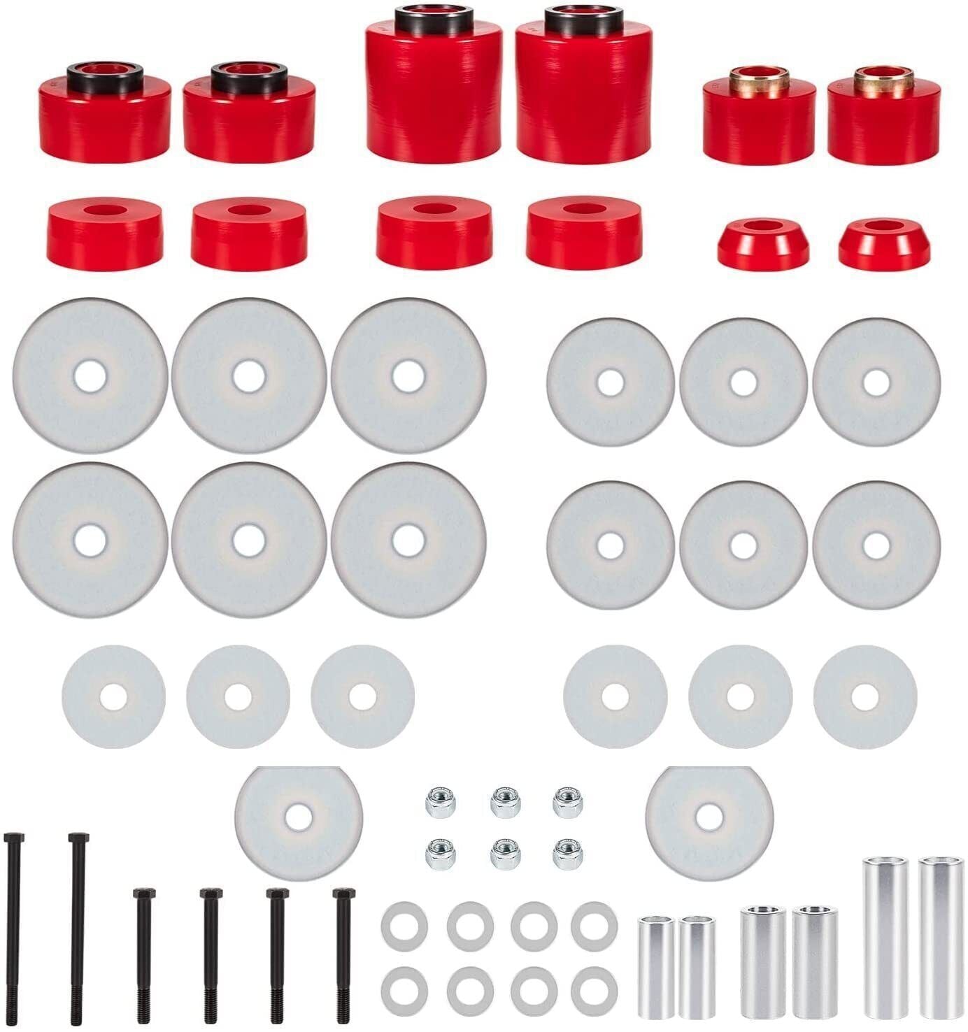 For 1980-1998 Ford F150 F250 F350 2WD/4WD 4.4123R Body Cab Mount Bushing Set Kit