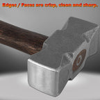 2.2LB Forging Square Hammer for Farrier Bladesmithing Blacksmith Anvil Knife