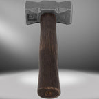 2.2LB Forging Square Hammer for Farrier Bladesmithing Blacksmith Anvil Knife