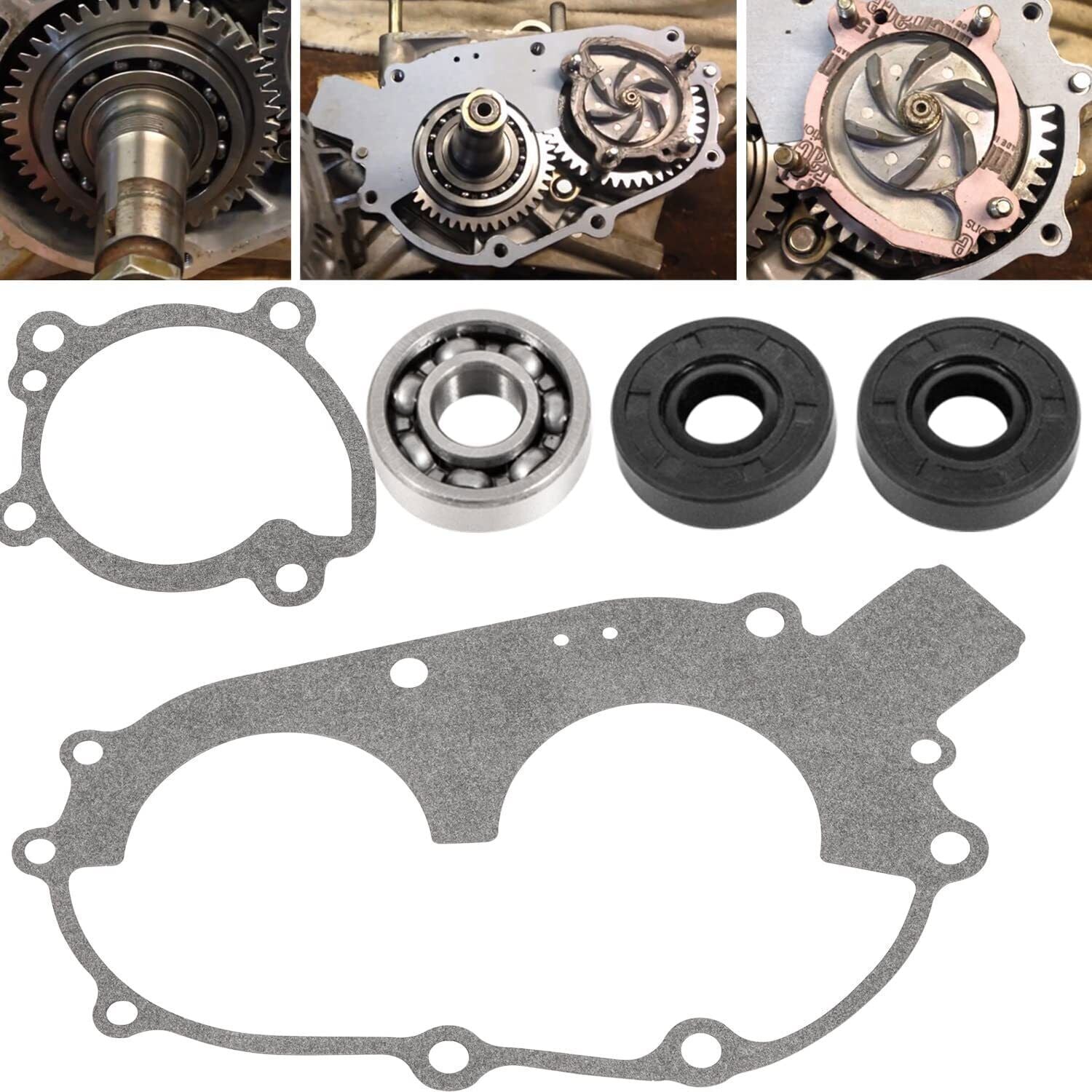 For Polaris Water Pump Rebuild Kit Bearing, Seal & Gaskets 400 & 400L 2 Stroke