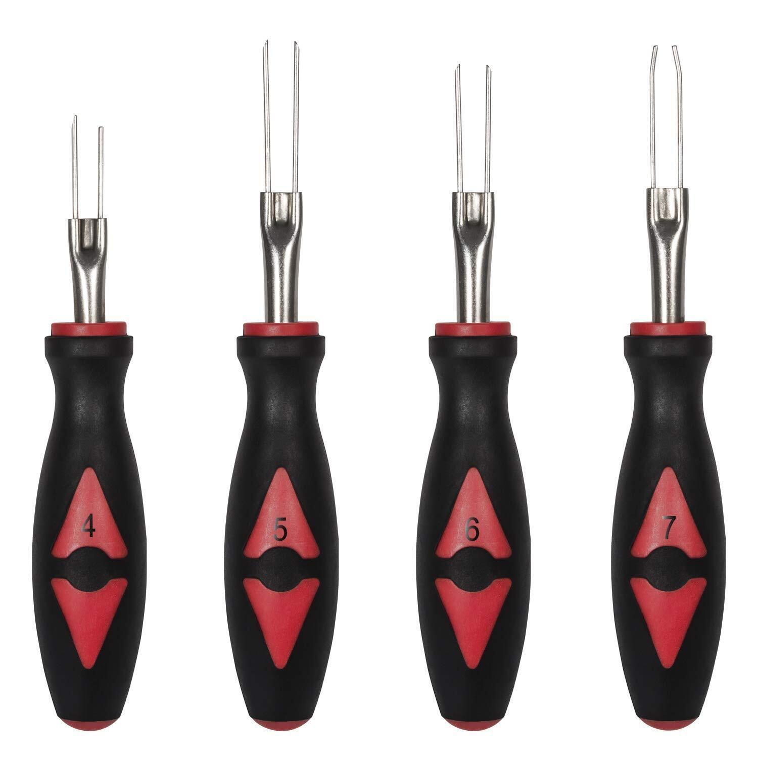 Universal Wire Terminal Electrical Connector Crimp Pin Removal Release Tool Kit