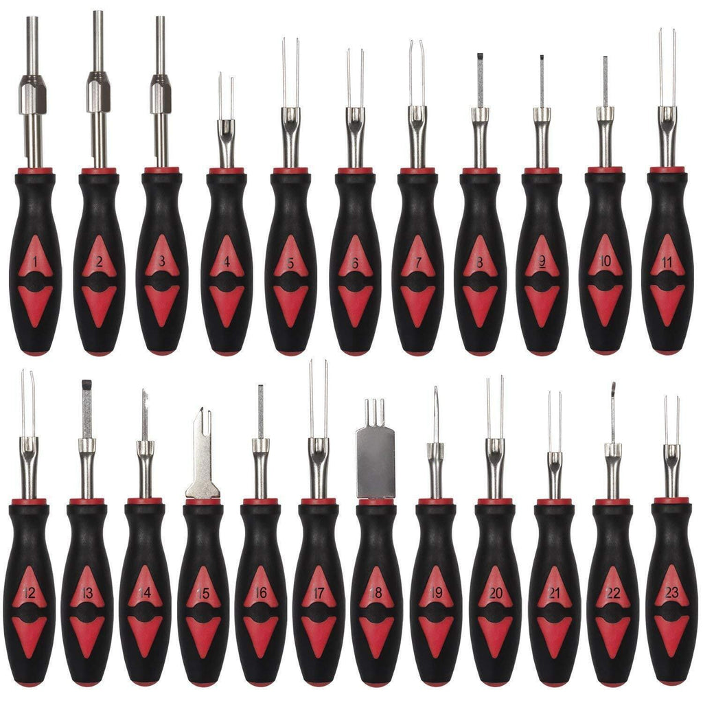 Universal Wire Terminal Electrical Connector Crimp Pin Removal Release Tool Kit
