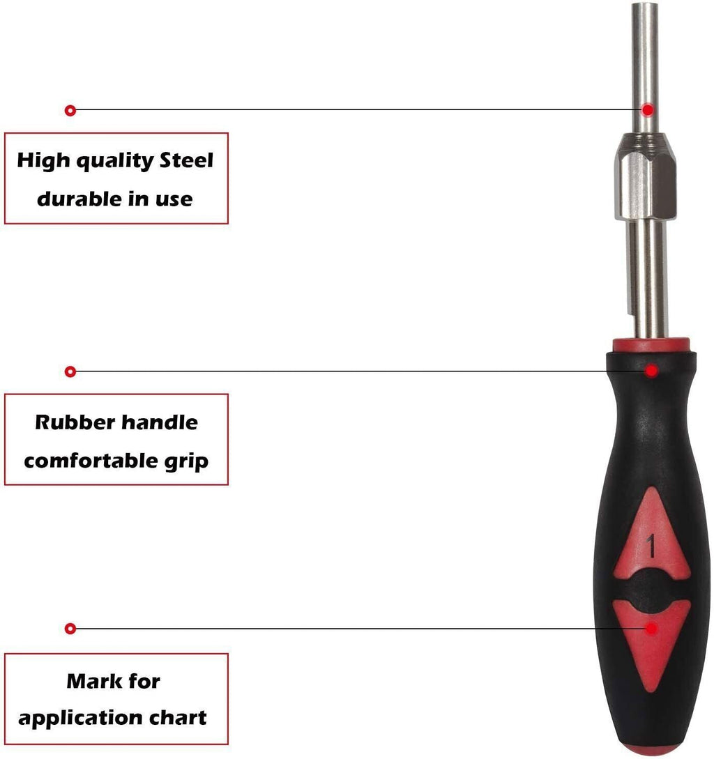 Universal Wire Terminal Electrical Connector Crimp Pin Removal Release Tool Kit