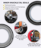 Ford 1998-2004 F250 F350 superduty Dana 50 60, Front Axle Knuckle Tube Seal Kit