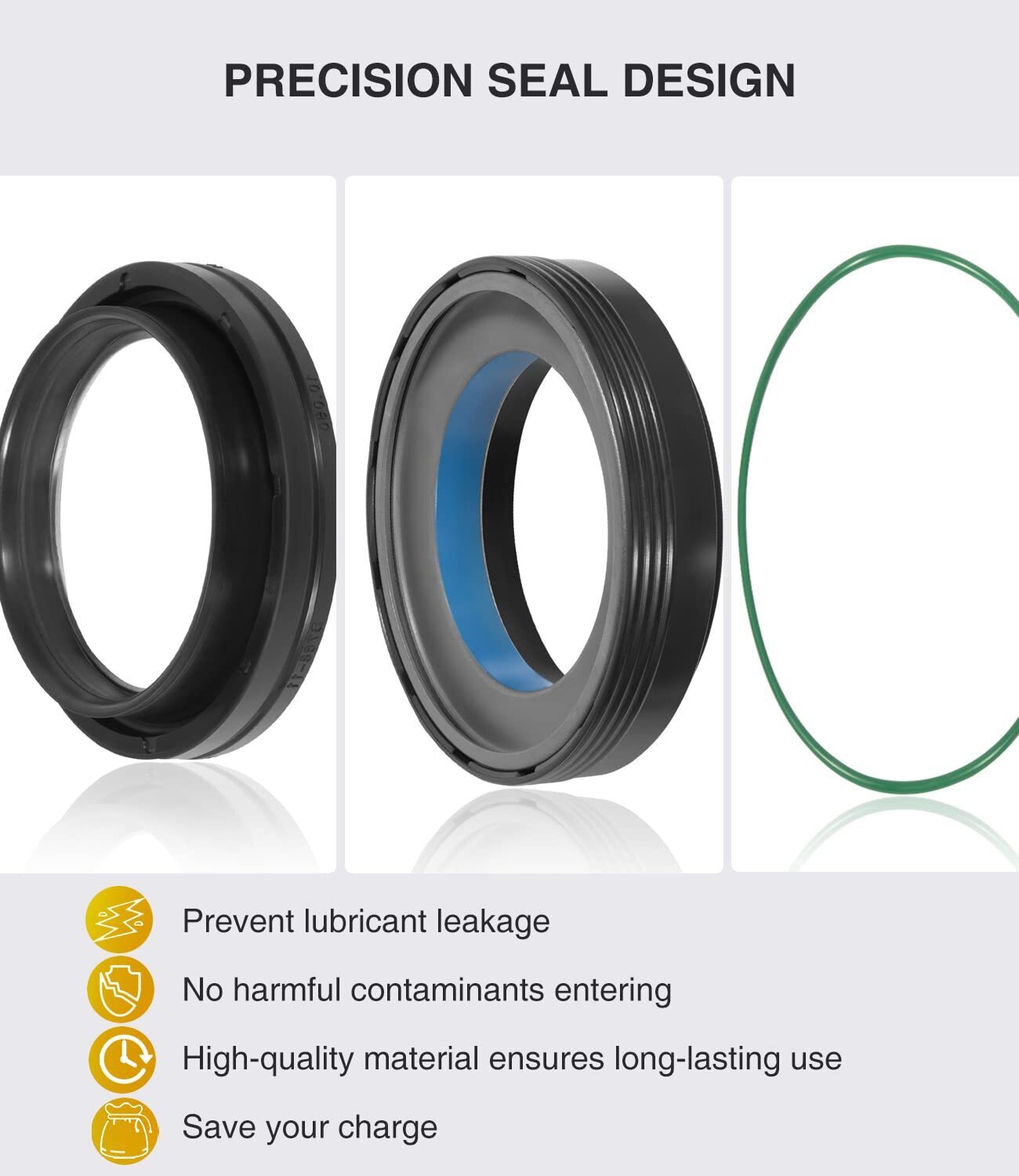Ford 1998-2004 F250 F350 superduty Dana 50 60, Front Axle Knuckle Tube Seal Kit