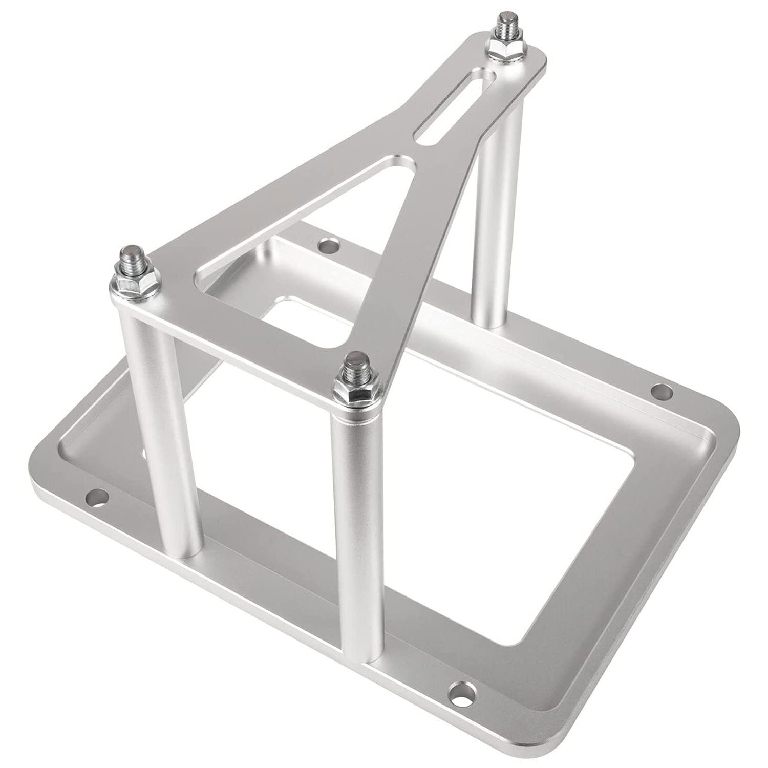 551181 Universal Billet Battery Tray Hold Down Trunk Relocation Box Optima Mount