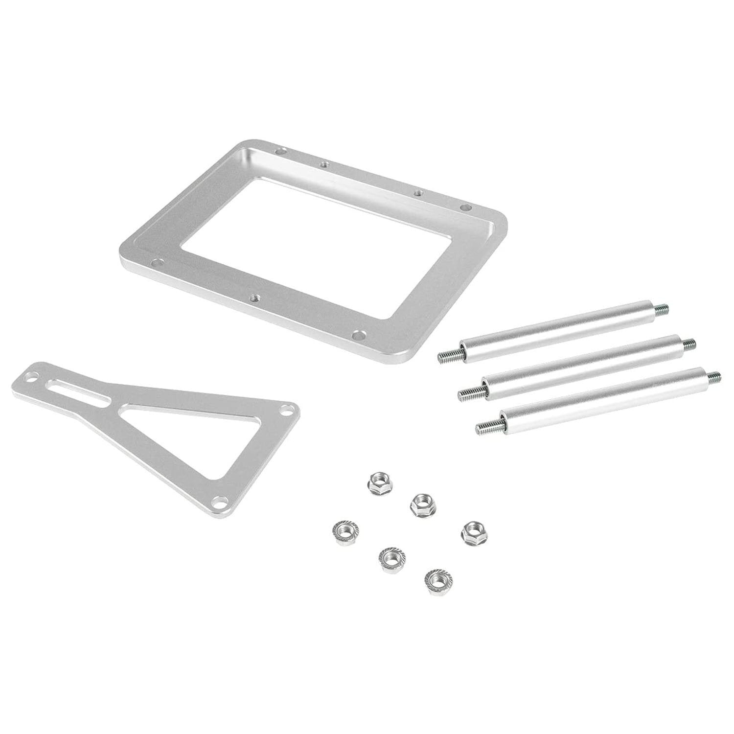 551181 Universal Billet Battery Tray Hold Down Trunk Relocation Box Optima Mount