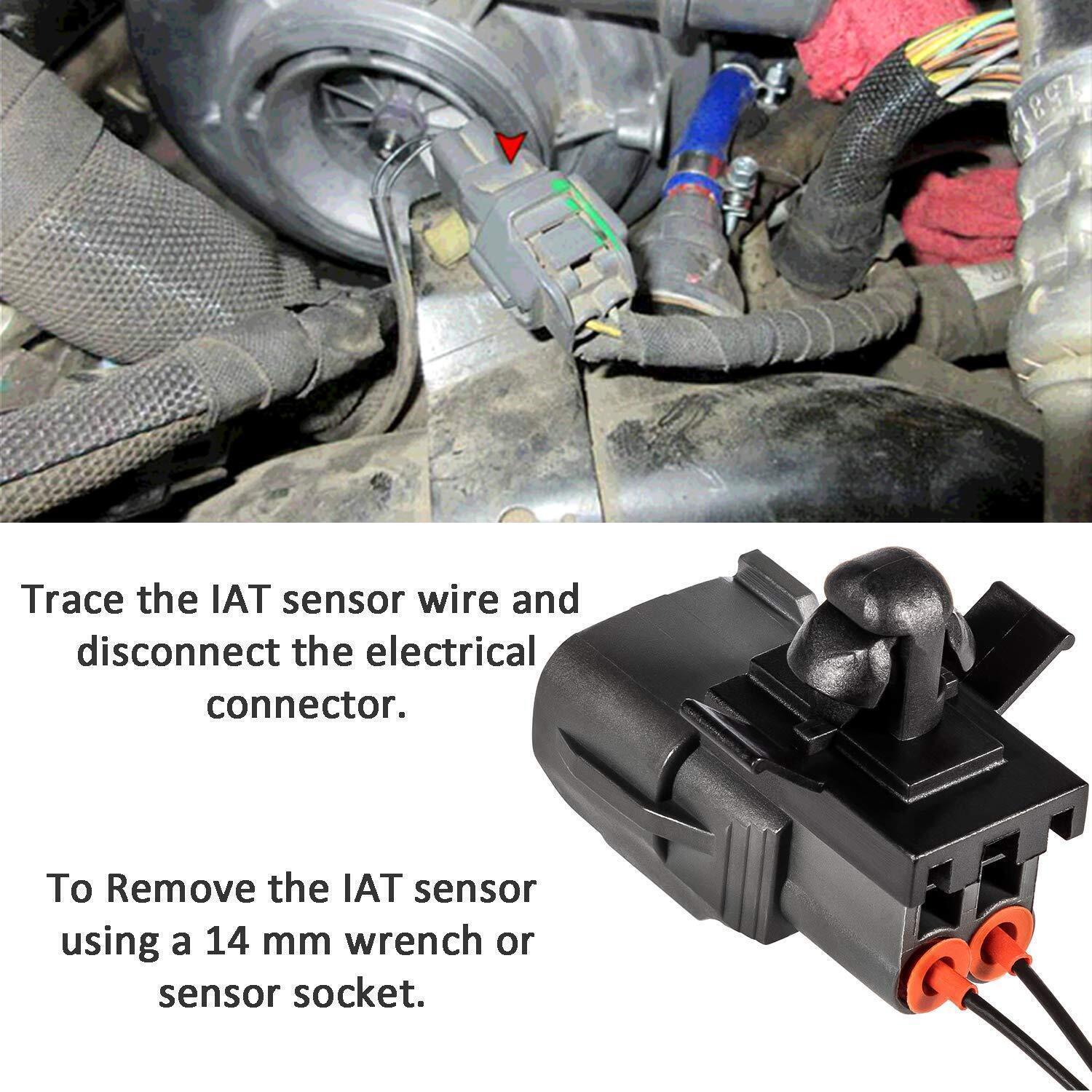 Intake Air Temperature Sensor 97381182 For 2006-2010 GM LBZ / LMM 6.6L Duramax