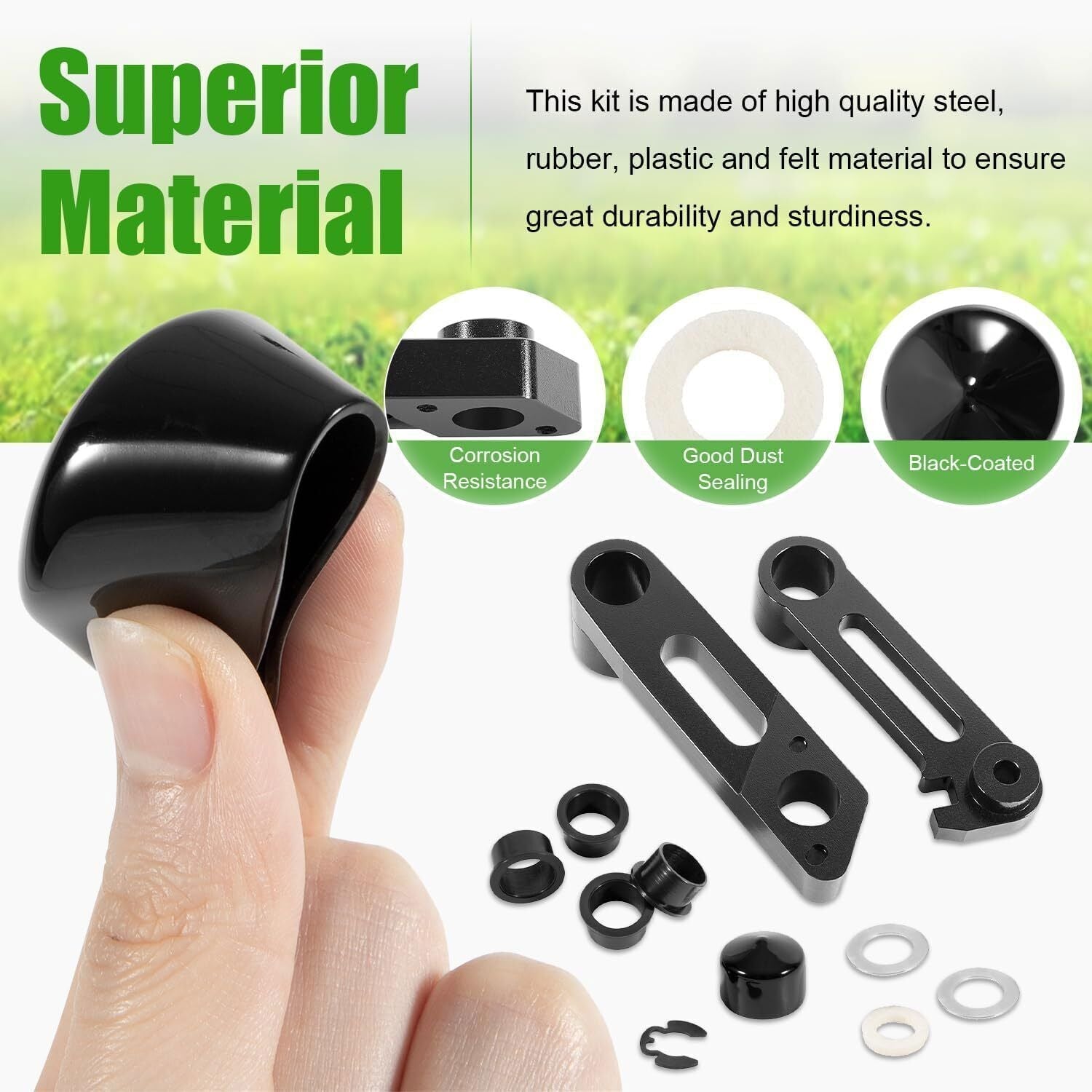 Idler Arm & Bushing Rebuild Kit for John Deere M143350 M136635 M131119 M111358