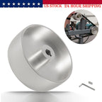 2''x72" Belt Grinder Knife Grinder 6" Drive Wheel Crowned 5/8" Bore Aluminum