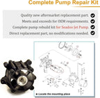 Complete Jet Pump Rebuild Kit for SeaDoo GTX RFI RX RXDI XP Limited GSX GTS LRV