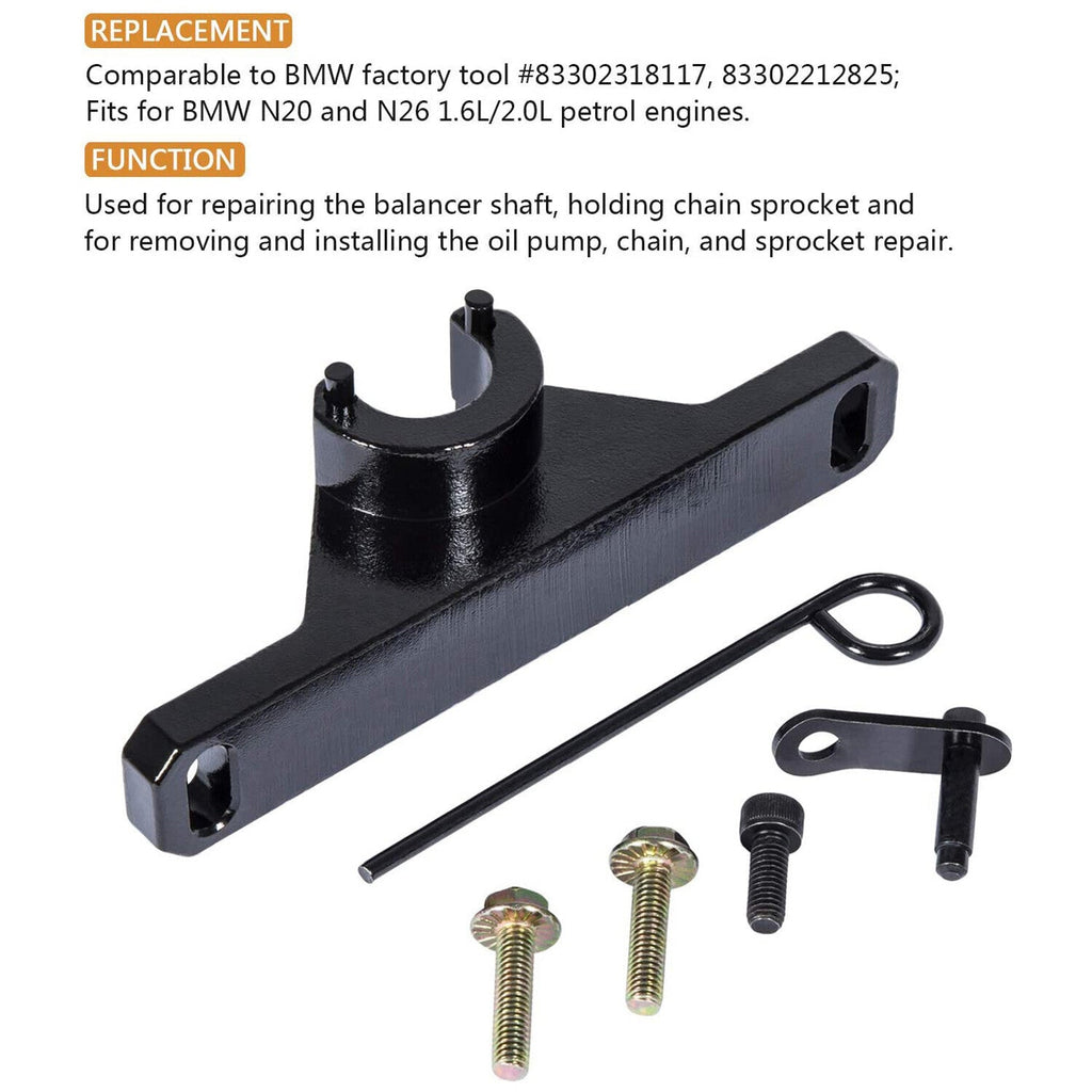 Oil Pump Alignment Timing Tool Balance Shaft Kit for BMW X1 X4 N20 N26 1.6 2.0L