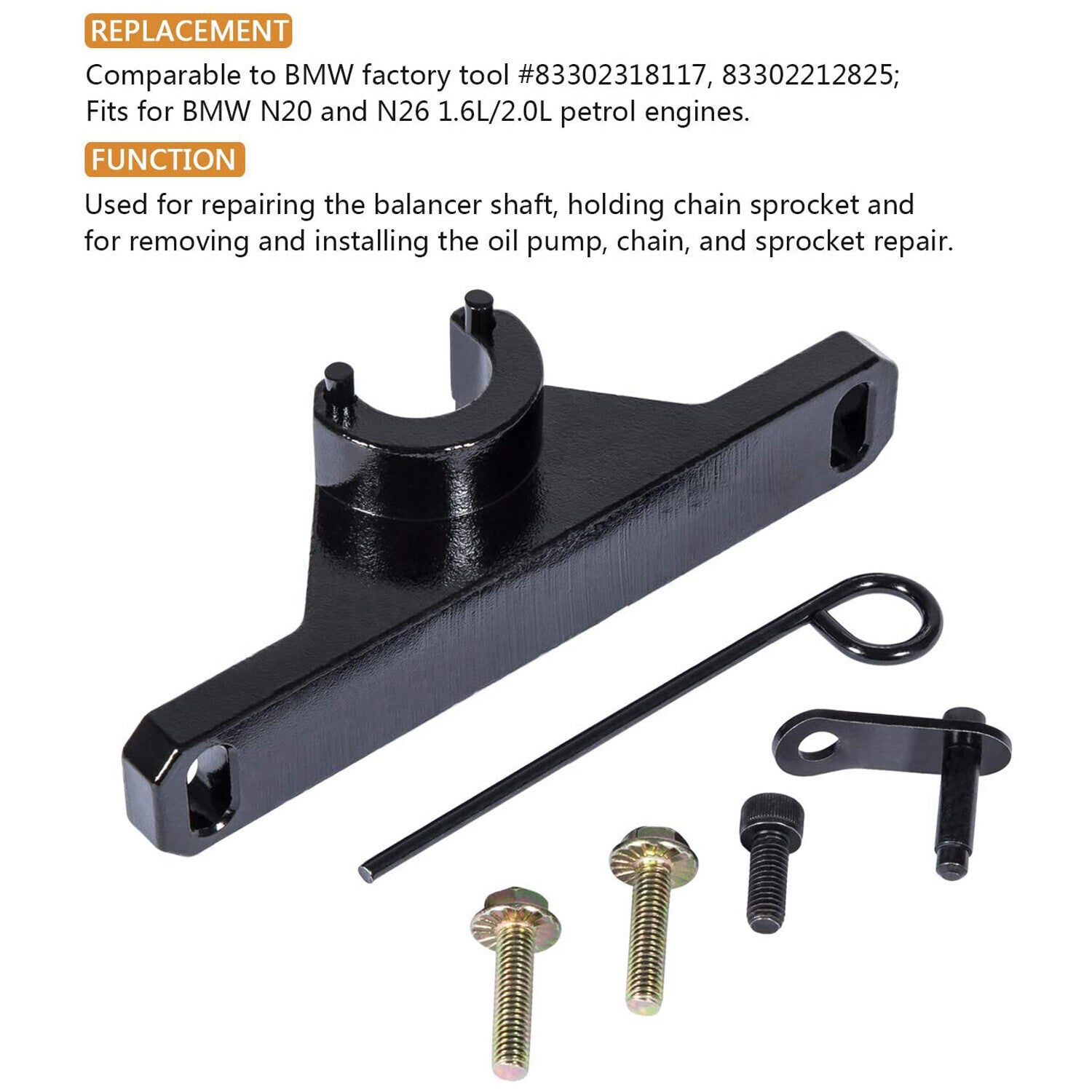 Oil Pump Alignment Timing Tool Balance Shaft Kit for BMW X1 X4 N20 N26 1.6 2.0L