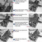 Parking Brake Pad w Shims & Springs Kit for Polaris Ranger 500 700 800 900 05-15