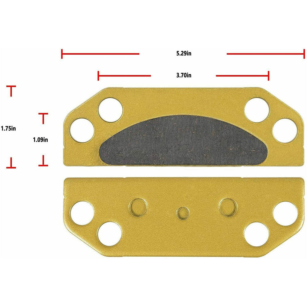Parking Brake Pad w Shims & Springs Kit for Polaris Ranger 500 700 800 900 05-15