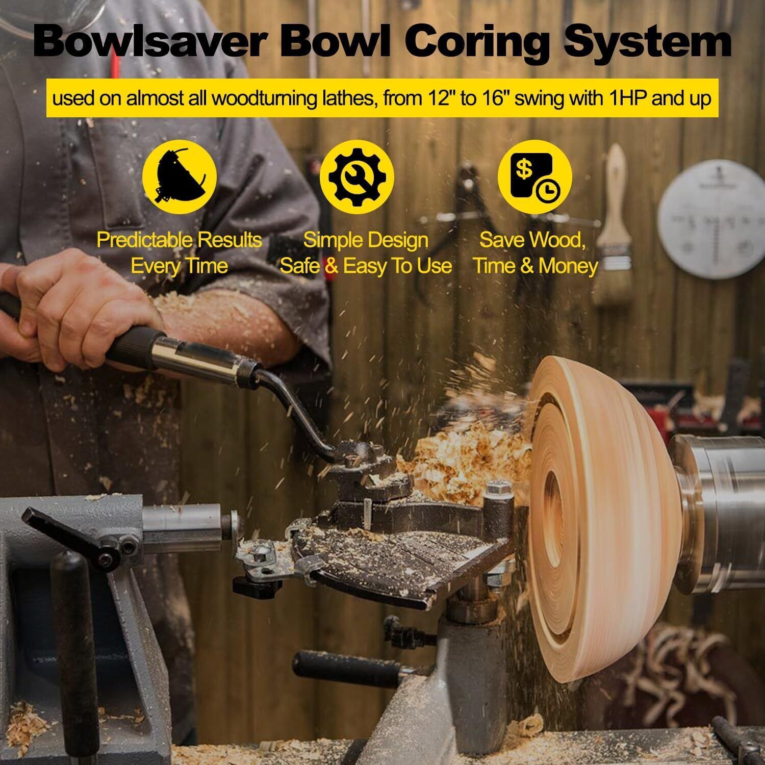 For Woodcut Bowlsaver Bowl Coring System/Bowlsaver Complete System