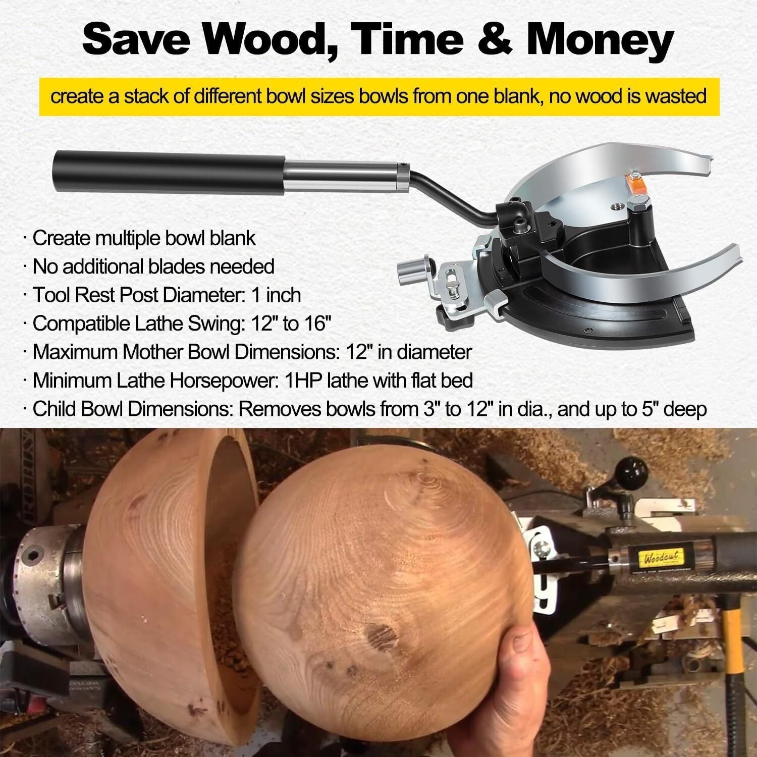 For Woodcut Bowlsaver Bowl Coring System/Bowlsaver Complete System