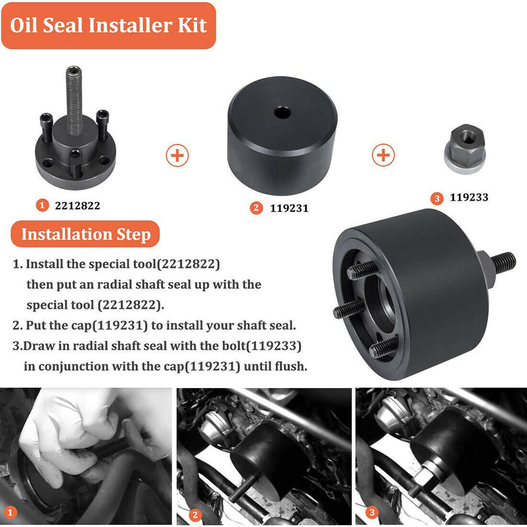 For BMWN20/26 Engines 2241 Front Crankshaft Seal Installer Removal Tool 110371