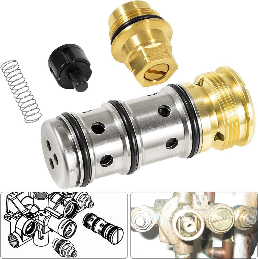 1423 Balancing Spool 132343 & 12318 Stop-Check Valve Kit for Moen Tub and Shower
