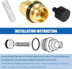 1423 Balancing Spool 132343 & 12318 Stop-Check Valve Kit for Moen Tub and Shower