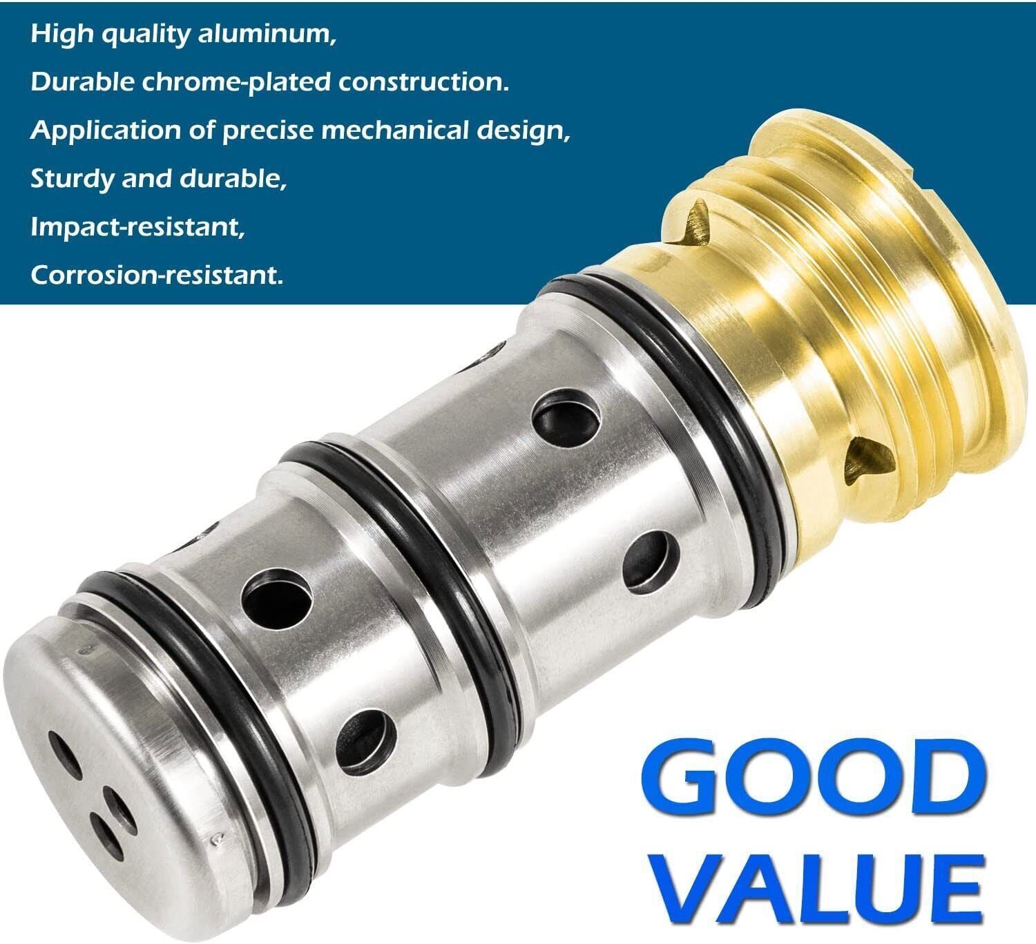 1423 Balancing Spool 132343 & 12318 Stop-Check Valve Kit for Moen Tub and Shower