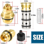 1423 Balancing Spool 132343 & 12318 Stop-Check Valve Kit for Moen Tub and Shower