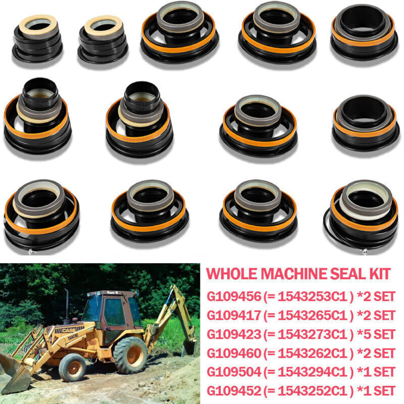 Whole Machine Hydraulic Cylinder Kit for Case 580C (580CKC) G109456 Seal Kit 580