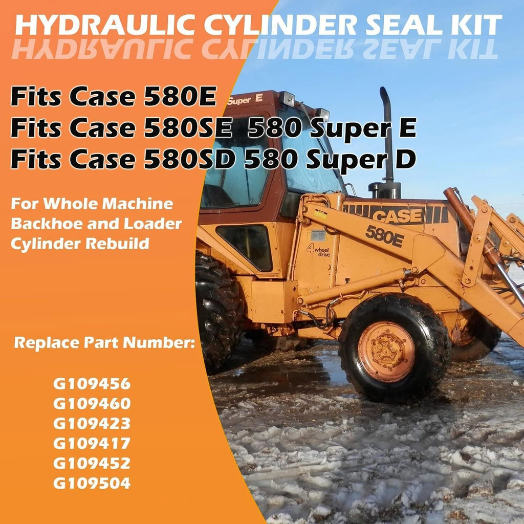 Whole Machine Hydraulic Cylinder Kit for Case 580C (580CKC) G109456 Seal Kit 580