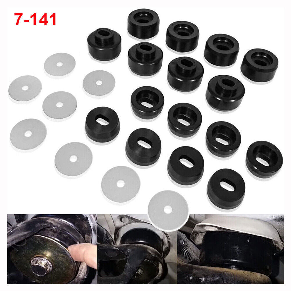 7-141 Body & Cab Mount Bushing Kit for 99-14 Silverado Sierra 1500 2500 2/4WD